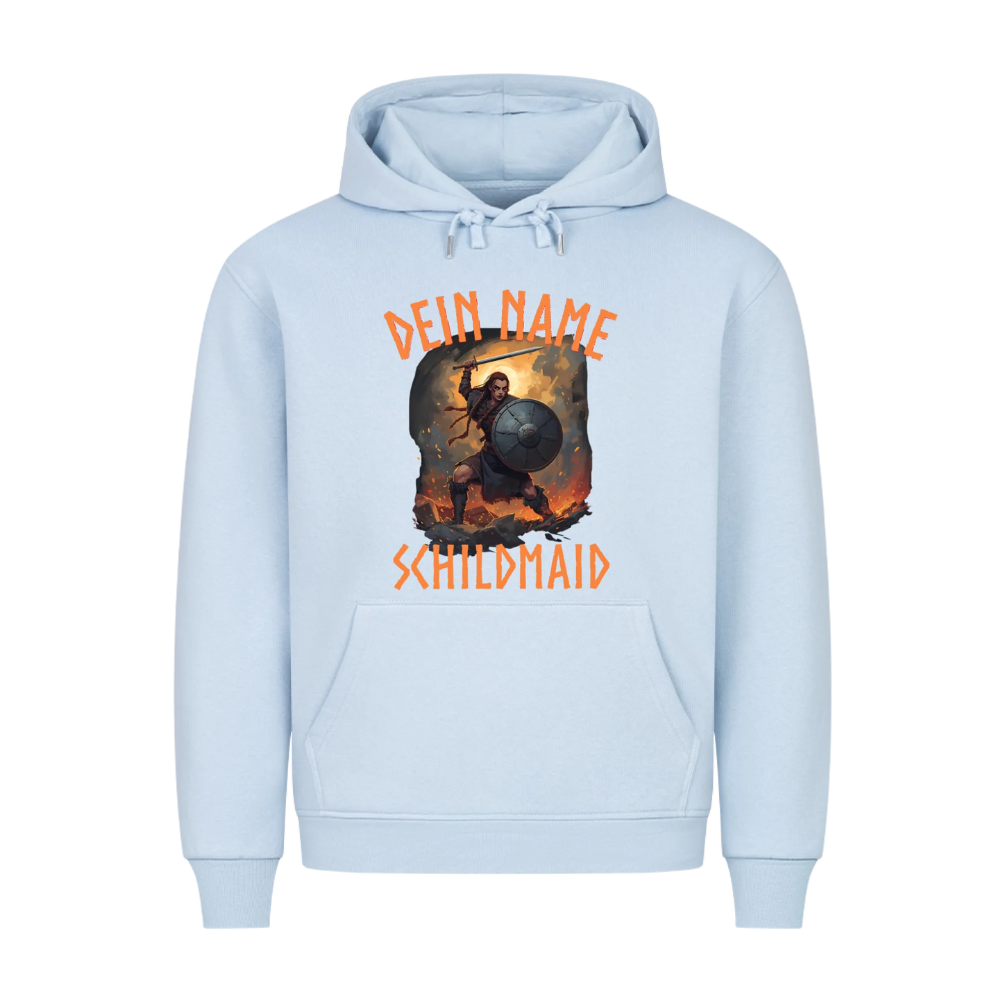 Dein Name Schildmaid - Premium Hoodie Unisex personalisierbar