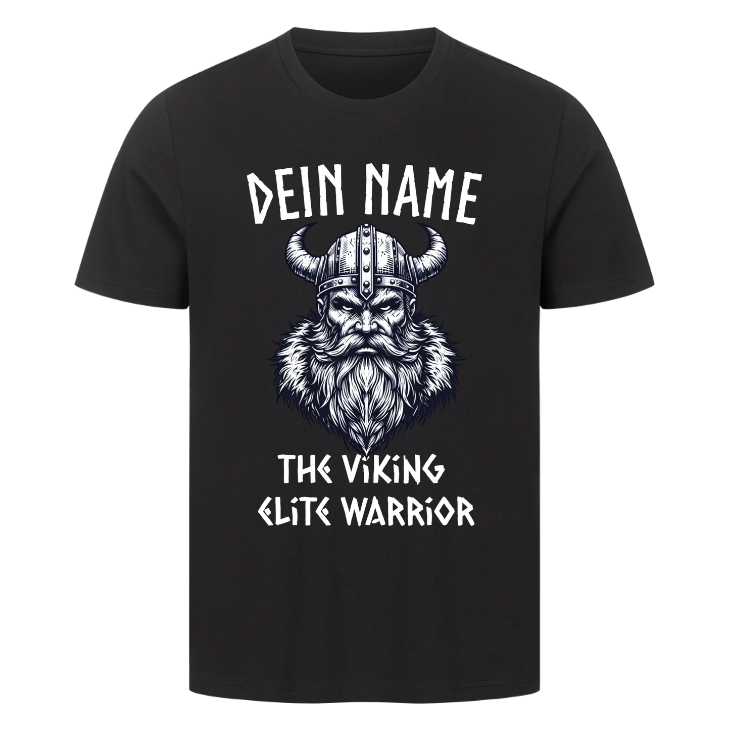 Dein Name the Viking Warrior - Premium T-Shirt Unisex personalisierbar