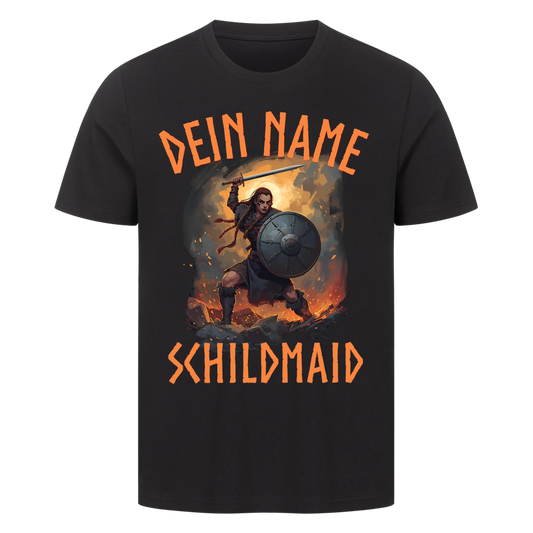 Dein Name Schildmaid - Premium T-Shirt Unisex personalisierbar