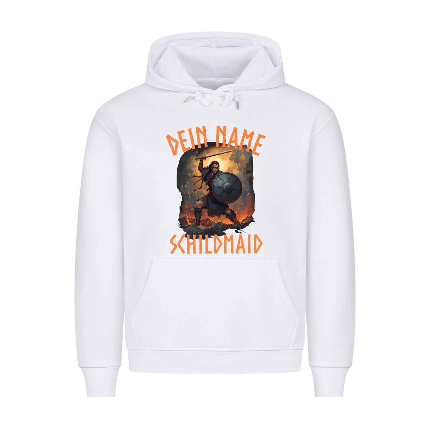 Dein Name Schildmaid - Premium Hoodie Unisex personalisierbar