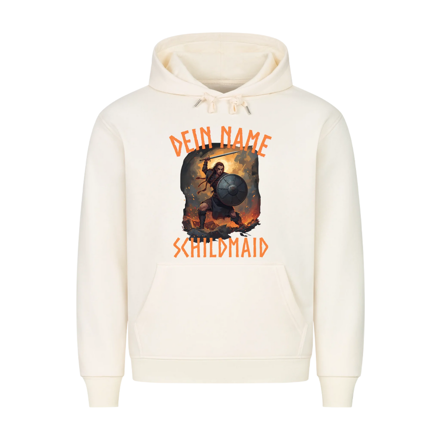 Dein Name Schildmaid - Premium Hoodie Unisex personalisierbar