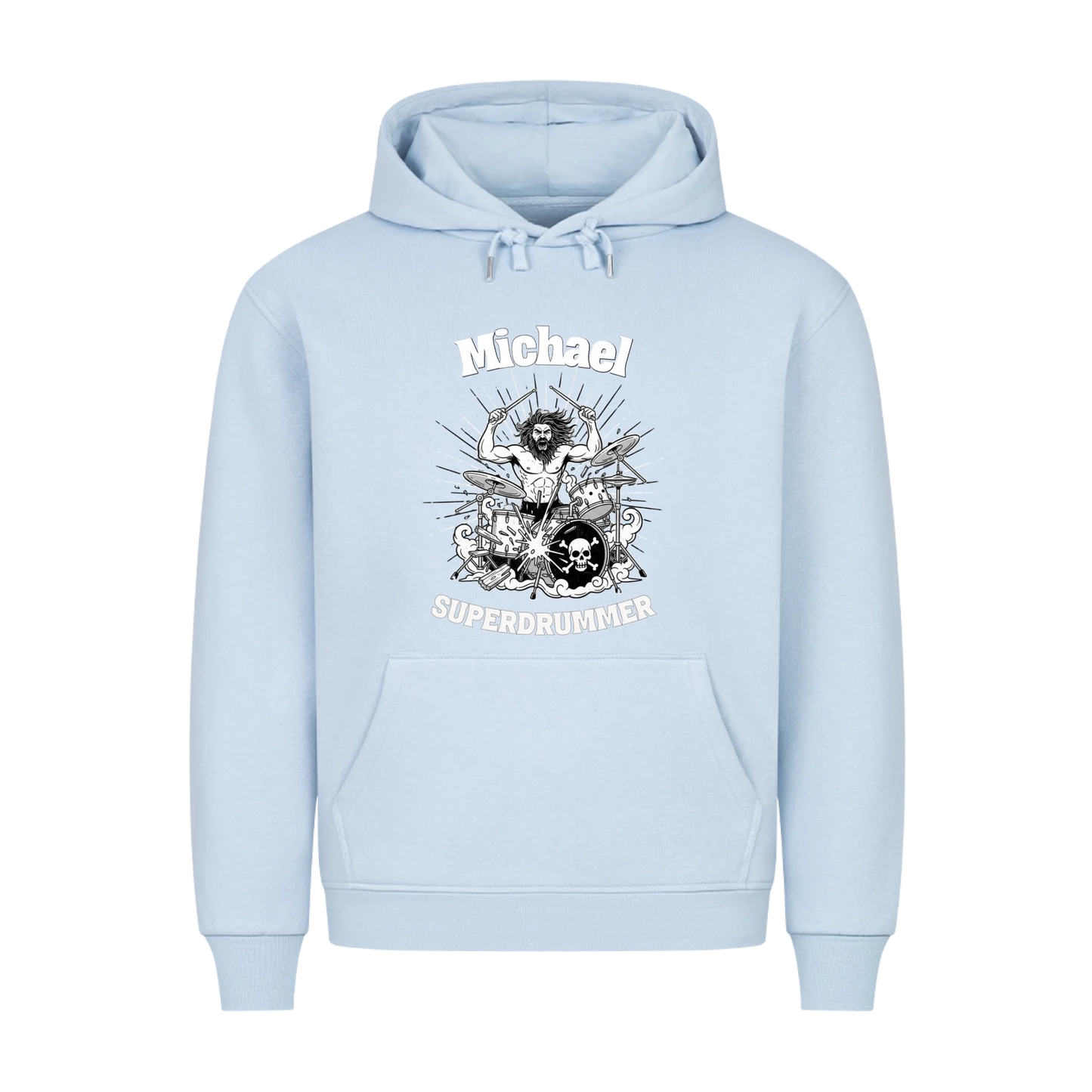 Mit Deinem Namen Superdrummer - Premium Hoodie Unisex personalisierbar