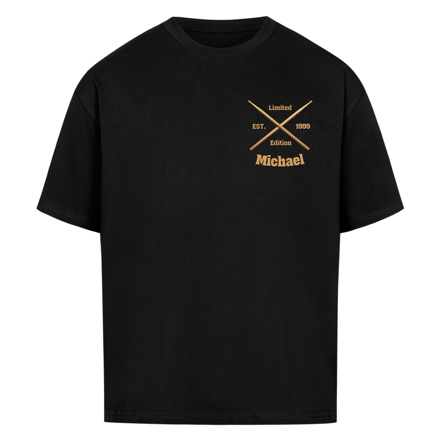 Personalisiertes Shirt mit Deinem Namen und Deinem Geburtsjahr - Premium Oversized Shirt Unisex