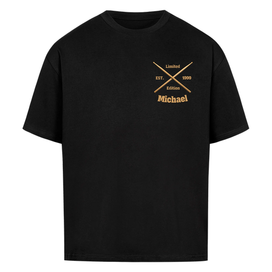 Personalisiertes Shirt mit Deinem Namen und Deinem Geburtsjahr - Premium Oversized Shirt Unisex