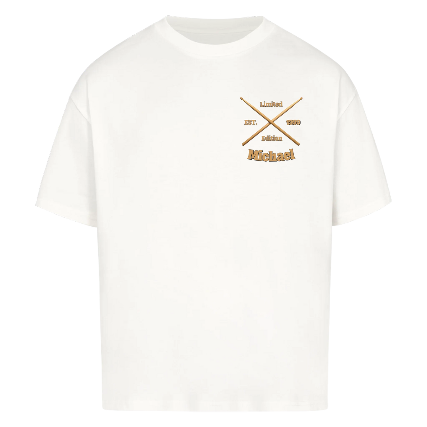 Personalisiertes Shirt mit Deinem Namen und Deinem Geburtsjahr - Premium Oversized Shirt Unisex
