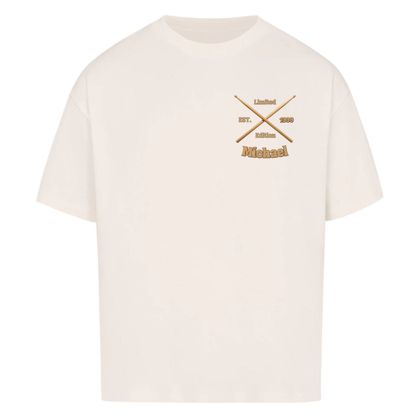 Personalisiertes Shirt mit Deinem Namen und Deinem Geburtsjahr - Premium Oversized Shirt Unisex