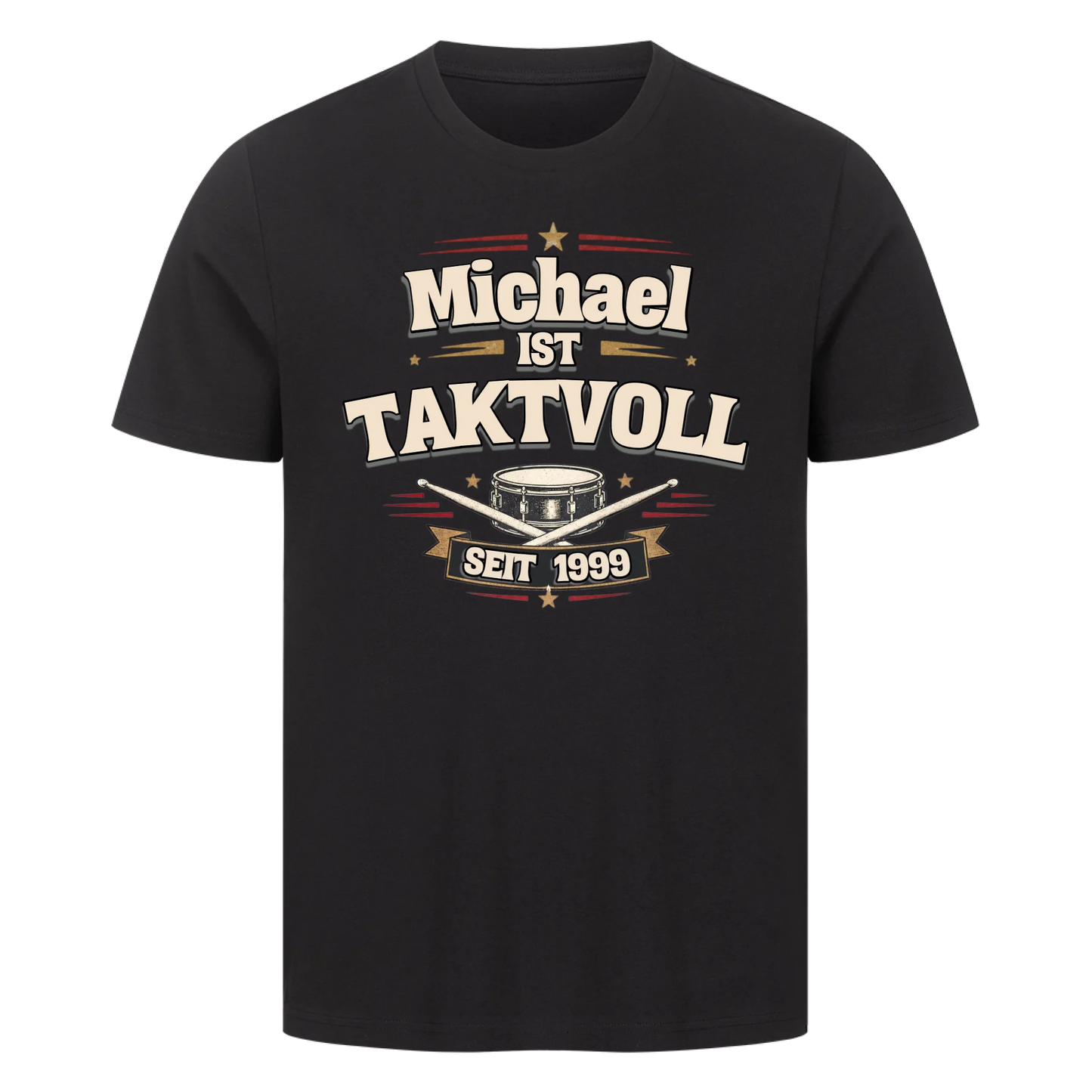 Personalisierbares Premium T-Shirt - Immer taktvoll für Drummer