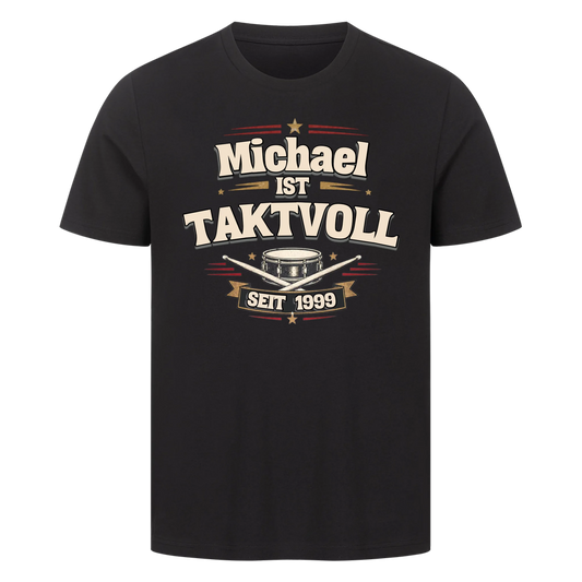Personalisierbares Premium T-Shirt - Immer taktvoll für Drummer