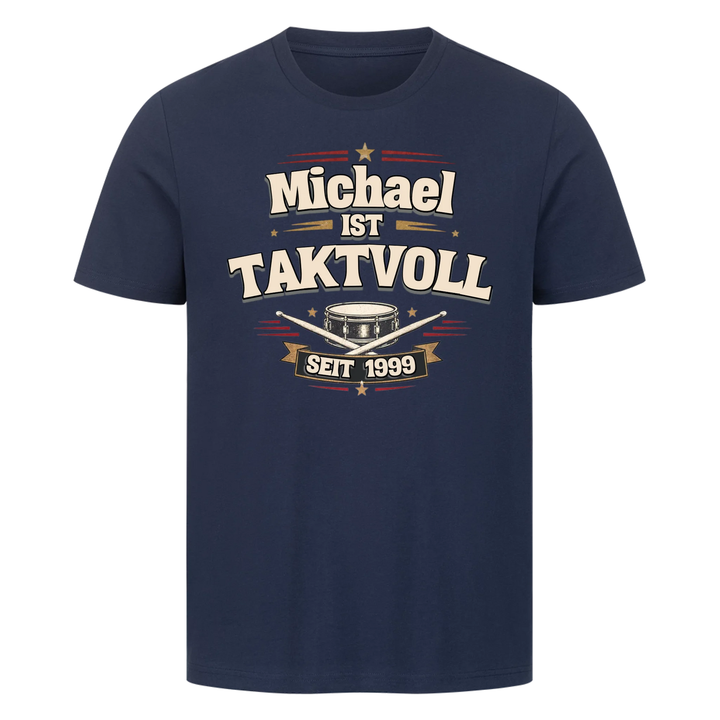 Personalisierbares Premium T-Shirt - Immer taktvoll für Drummer