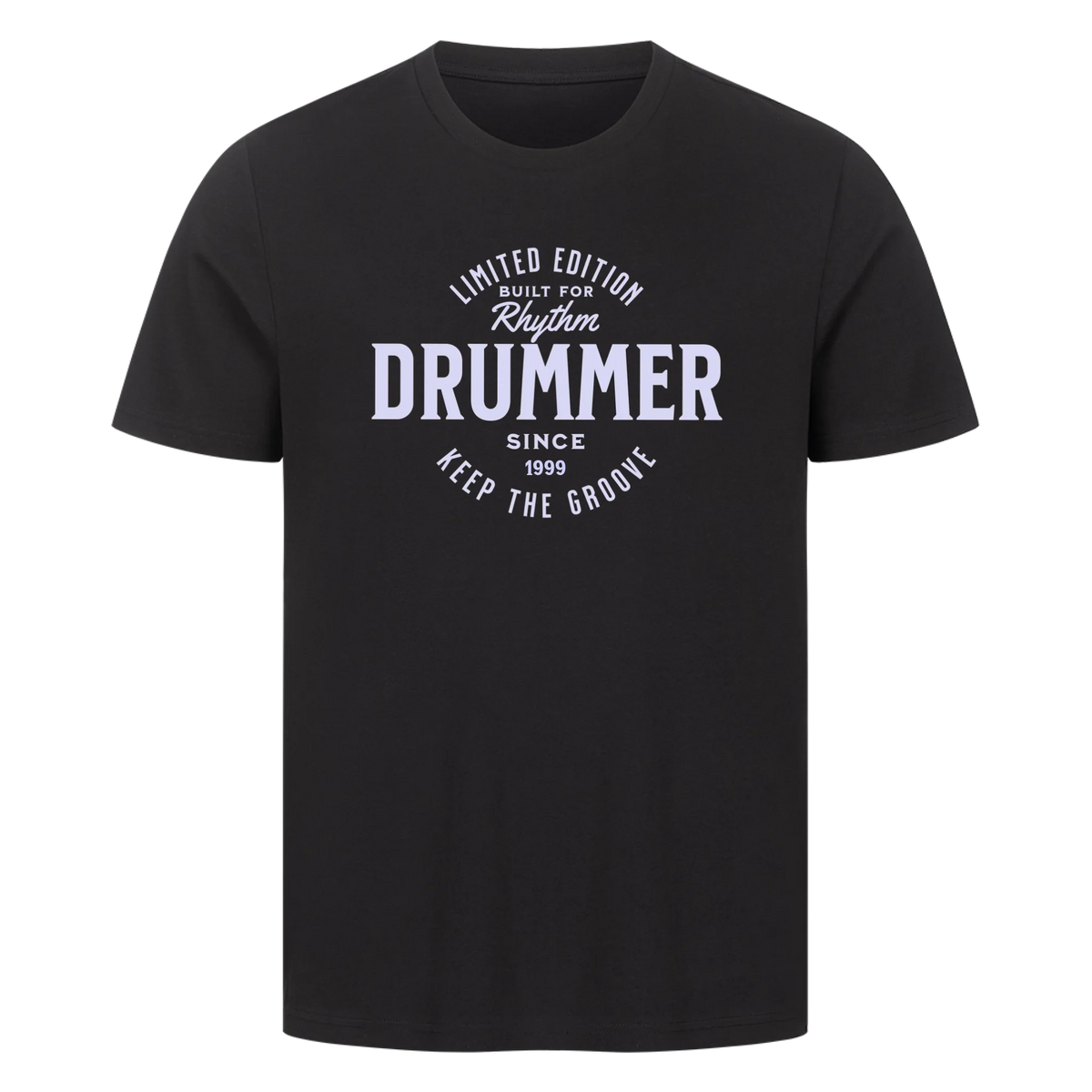 Drummer Limited Edition und Geburtsjahr  - Premium T-Shirt Unisex personalisierbar