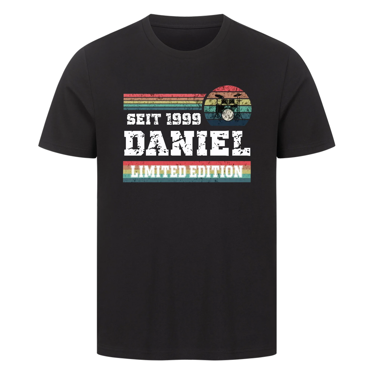 Name und Geburtsjahr- Limited Edition - Premium T-Shirt Unisex personalisierbar