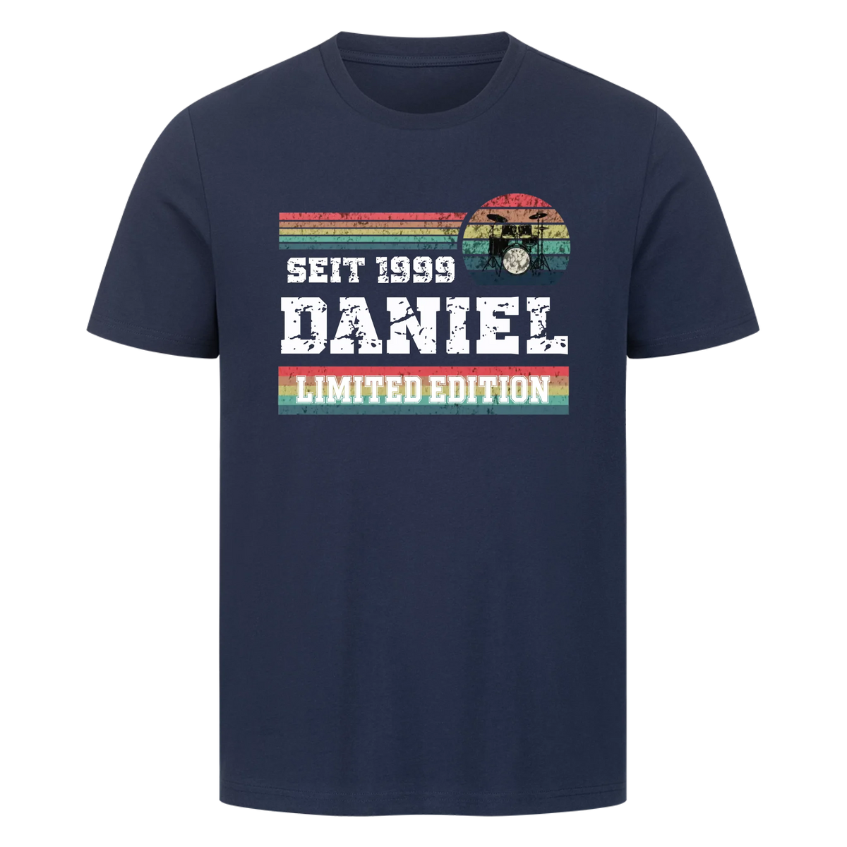 Name und Geburtsjahr- Limited Edition - Premium T-Shirt Unisex personalisierbar