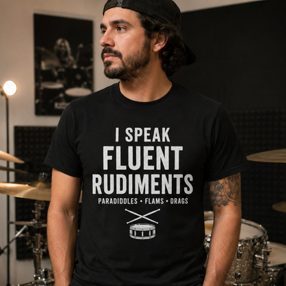 I speak fluent Rudiments -  Premium T-Shirt Unisex